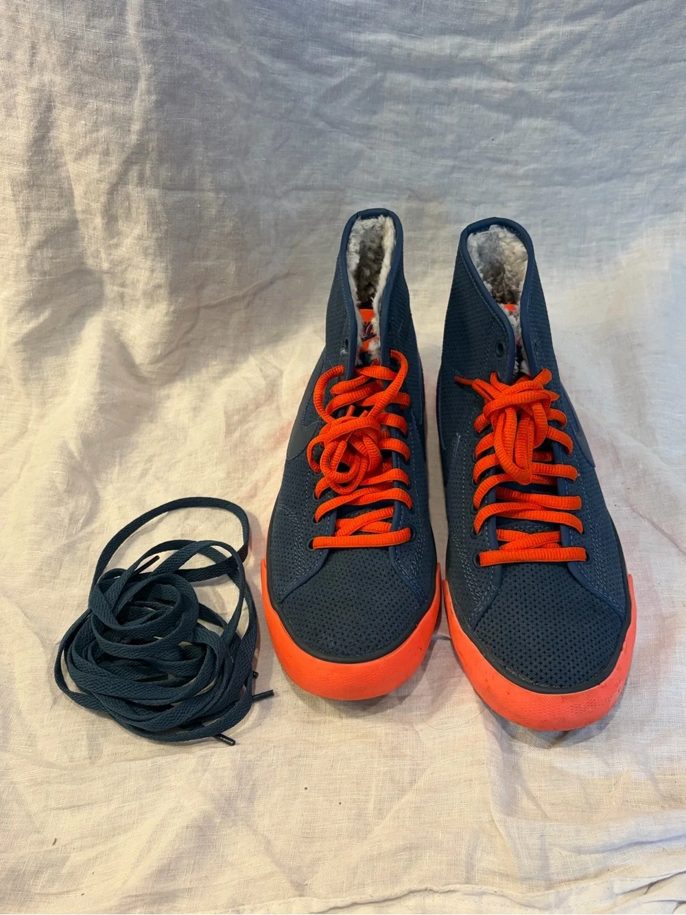 Nike Promo Court Mid-Top Suede Sneakers